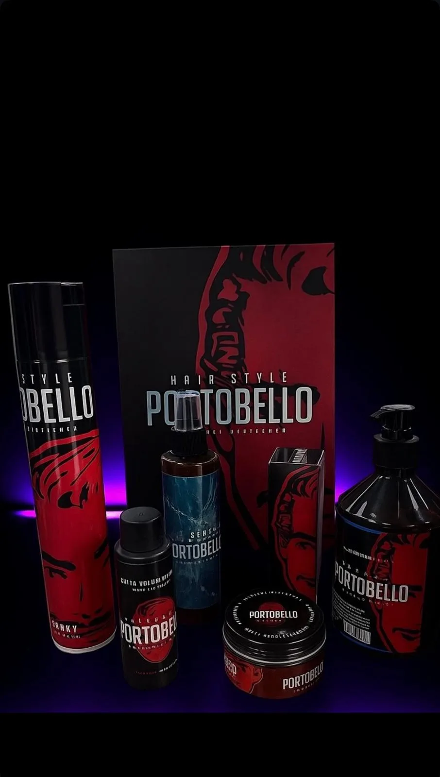 Portobello Hair Style — productos de peluquería y barbería usados en Peluquería Tino New Barber